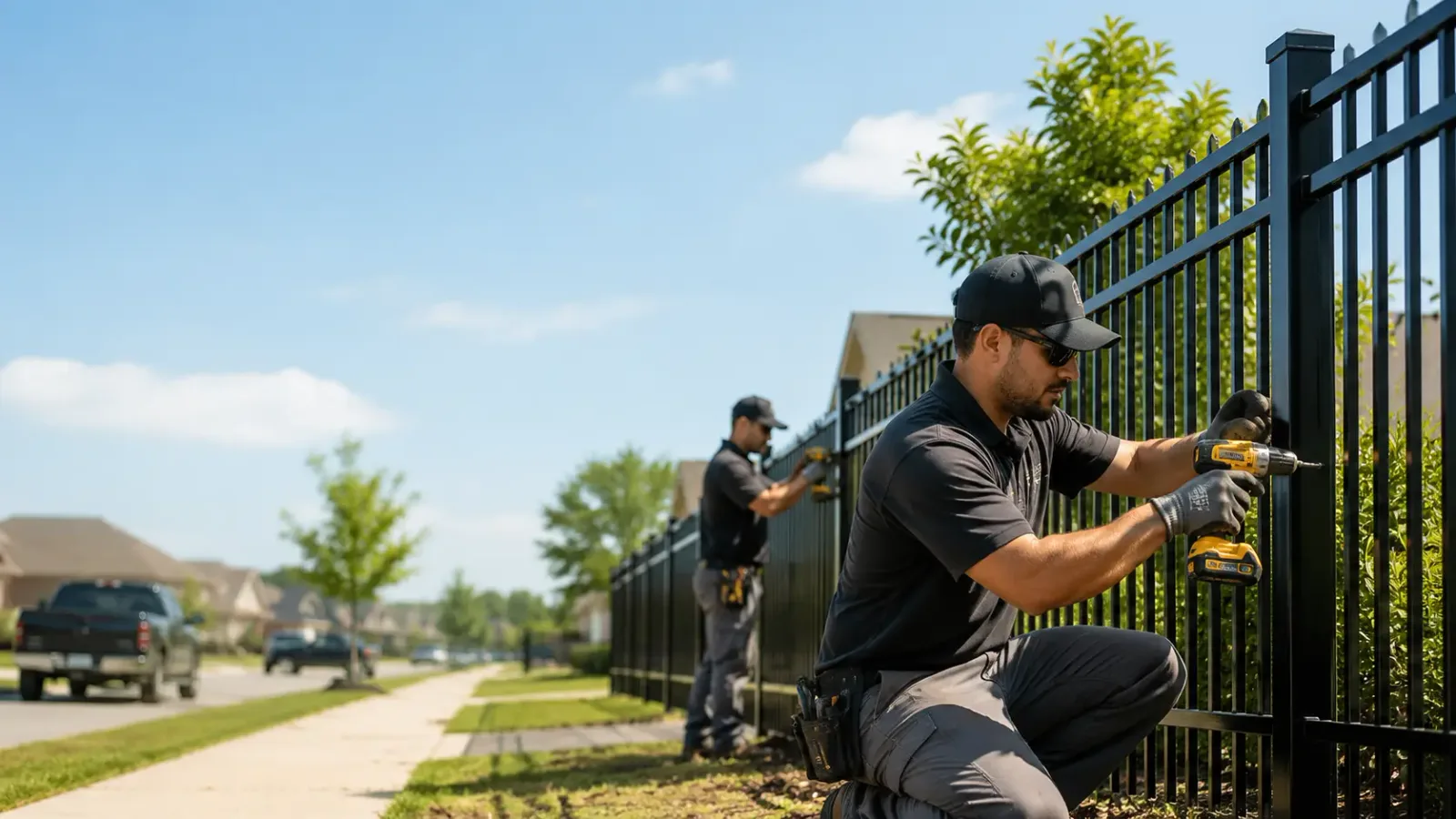 Metal Fence Installation in Bloomington, IL